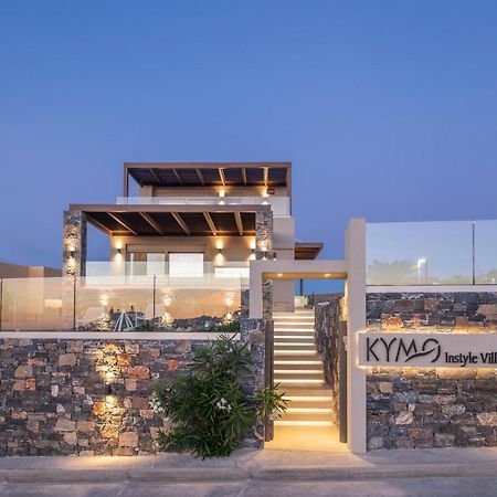 Kymo Instyle Villa - Sea View Private Pool Jacuzzi Kokkini Hani Eksteriør billede