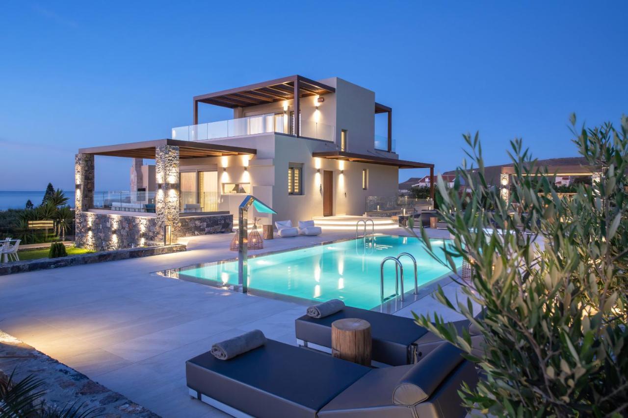 Kymo Instyle Villa - Sea View Private Pool Jacuzzi Kokkini Hani Eksteriør billede
