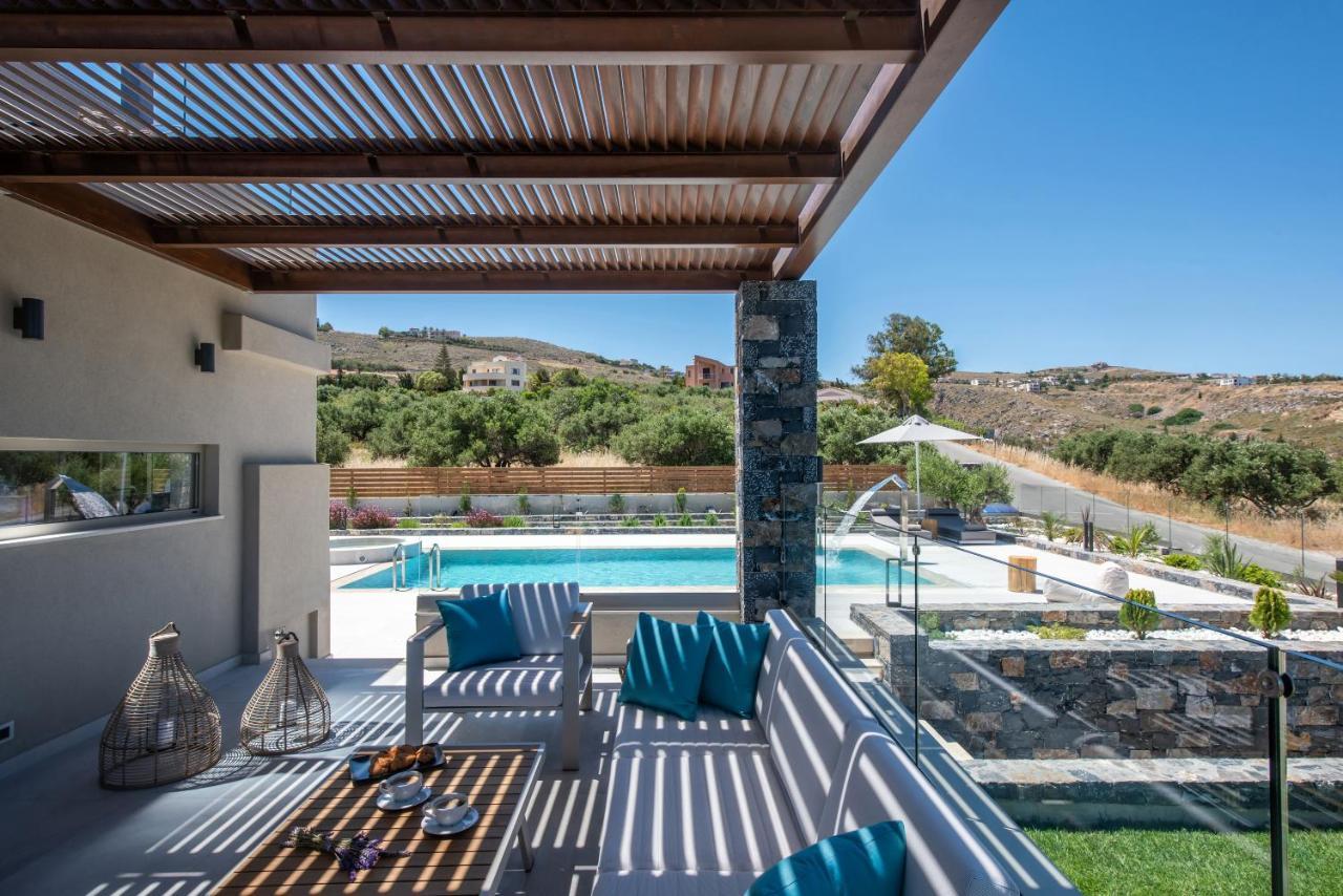 Kymo Instyle Villa - Sea View Private Pool Jacuzzi Kokkini Hani Eksteriør billede