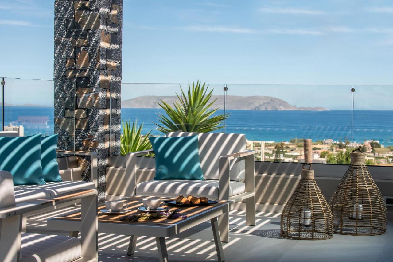 Kymo Instyle Villa - Sea View Private Pool Jacuzzi Kokkini Hani Eksteriør billede