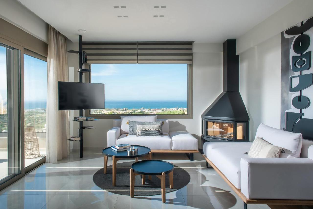 Kymo Instyle Villa - Sea View Private Pool Jacuzzi Kokkini Hani Eksteriør billede