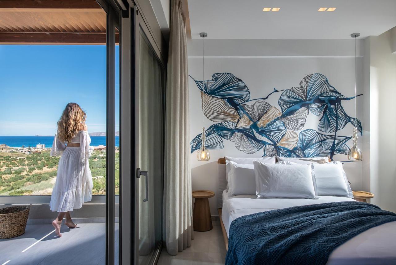 Kymo Instyle Villa - Sea View Private Pool Jacuzzi Kokkini Hani Eksteriør billede